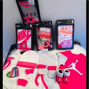 Sold Jordan and Nike infant sets 0-6 months some